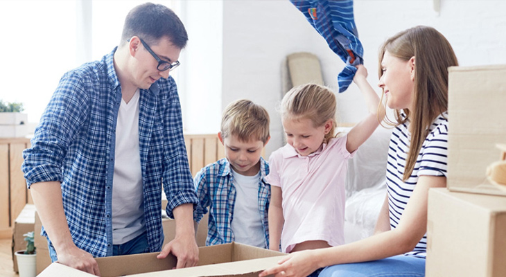 Packing for a Move with Kids